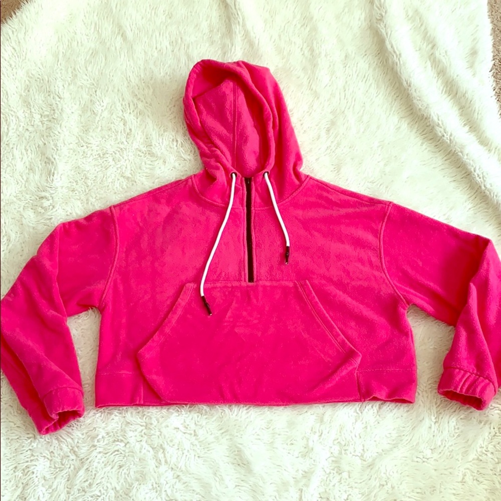 Pink hoodie sweatshirt forever 21 small